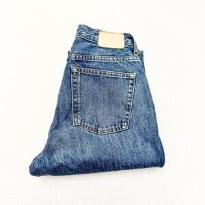 Everlane The Cheeky Jean Button Fly Medium Wash Denim Size 25 Crop